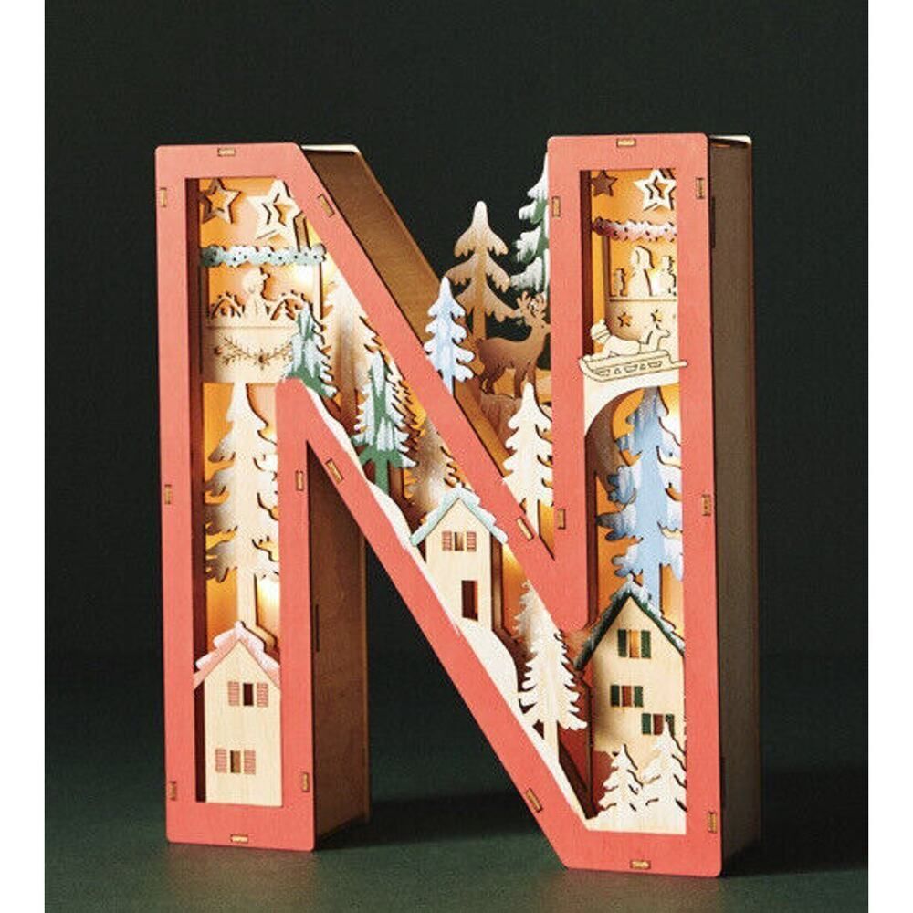 Anthropologie Monogram Wonderland Light-Up Letter “N”